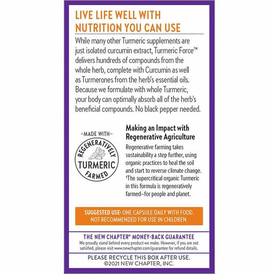 Turmeric Force, NCH